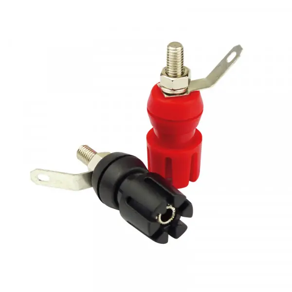 Polklemmen 4mm Bananenbuchsen Rot Schwarz -- PAAR --- Großhandel