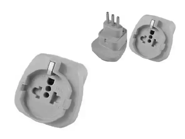Reiseadapter Italien Uruguay Stecker auf 3pol Steckdose Meistverkauft