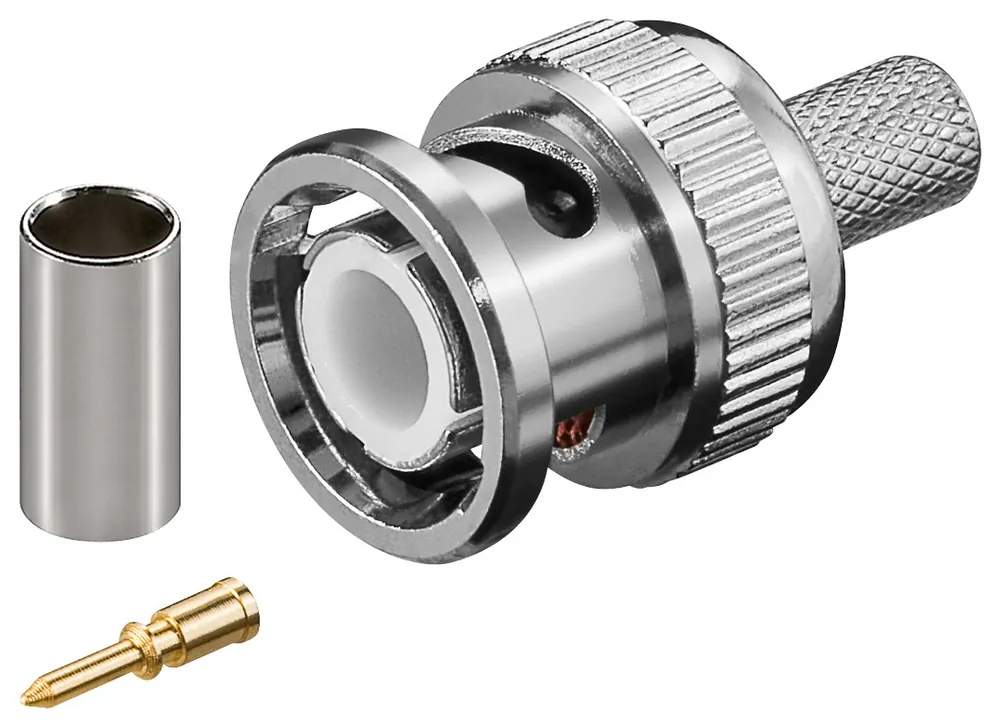 Sale RG59 BNC Stecker Crimp für RG59 RG62 RG71 RG210 Koaxkabel