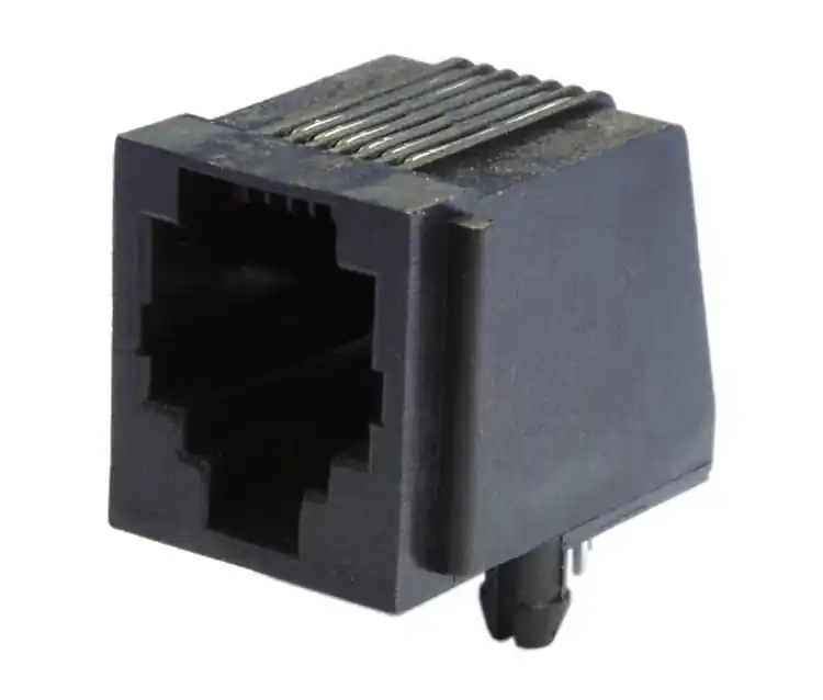 Top-Angebot RJ12 Buchse Modular Einbaubuchse 6pol Printversion 6P6C RJ12 Platinenbuchse
