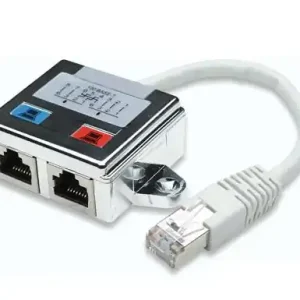 Super-Preis RJ45 Splitter 2fach RJ45 Verteiler CAT5e LAN-Splitter 8pol auf 2x4pol