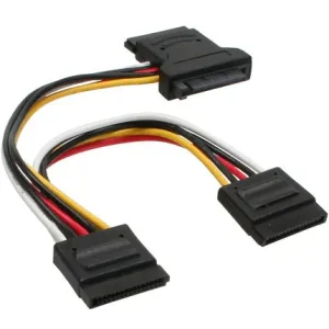Beliebt SATA Adapter 150mm S-ATA auf 2x SATA Stecker