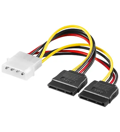 Angebot SATA Adapter 5,25 Stecker auf 2x S-ATA