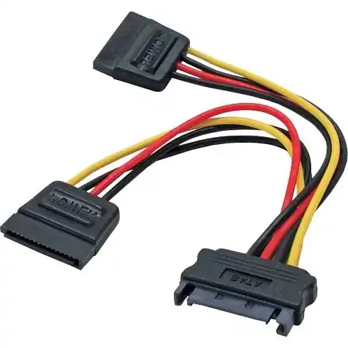 SATA Adapter Y-Adapter S-ATA Buchse auf 2x SATA Stecker Knallerangebot