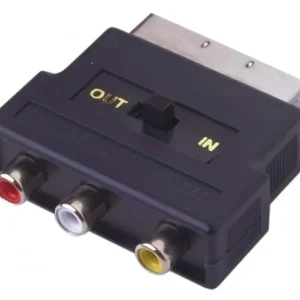 SCART Adapter 3x Cinchbuchsen schaltbar Jetzt Kaufen