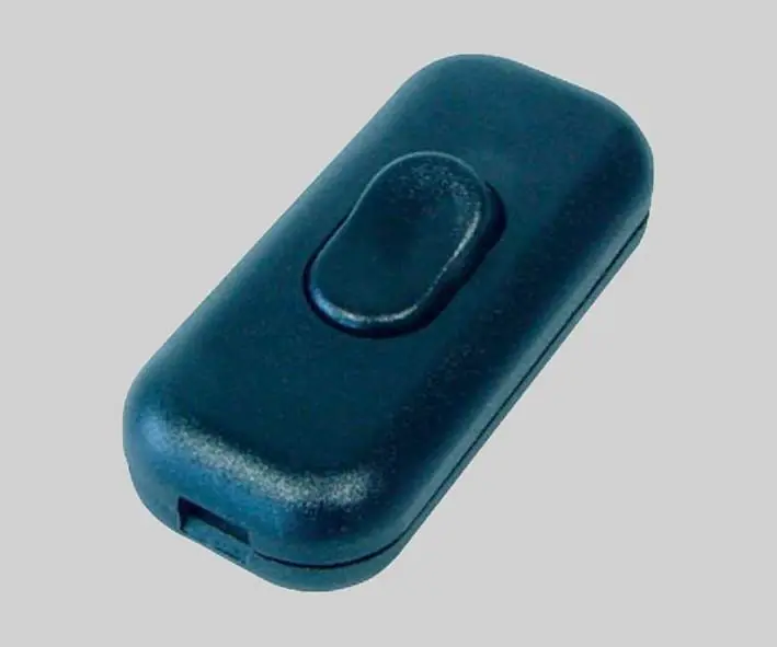 Top-Preis Schalter Schnurschalter 2A 250V 1polig Schwarz