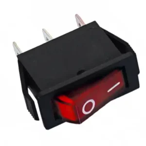 Schalter Wippschalter 15x33mm 1polig Ein-Aus Rot beleuchtet 16A 250V Netzschalter Preisreduziert