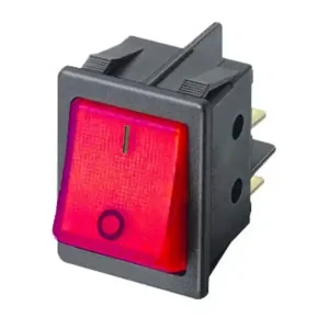 Schalter Wippschalter 25x32mm 20A 250V Rot mit Beleuchtung Netzschalter Sale