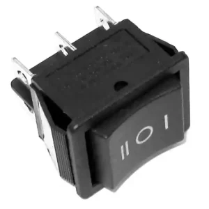 Weltweiter Versand Schalter Wippschalter 25x32mm 2xUM 6pol mit Mittelstellung 16A Netzschalter