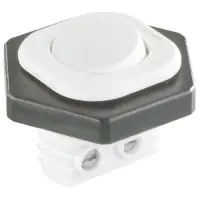 Neu Im Sortiment Schalter Wippschalter RUNDLICH Ein-Aus Weiss 250V 6A Netzschalter
