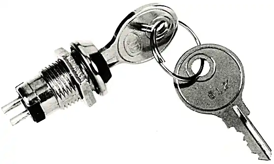 Highlight Schlüsselschalter 905 Ein-Aus 1pol 250V Miniatur