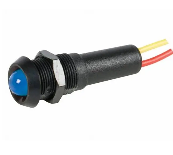 Signallampe 12V LED Blau in schwarzer 10mm Fassung Must-Have