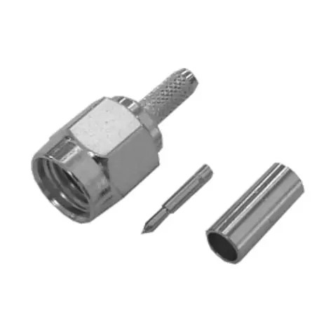 SMA Stecker für RG174 Koaxkabel Crimpversion Weltweiter Versand