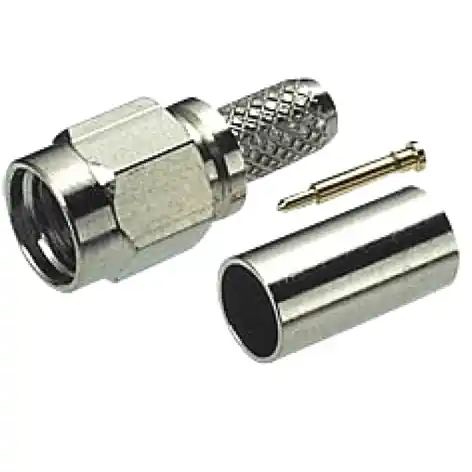 SMA Stecker für RG58 Koax Crimpstecker Geld-Zurück-Garantie