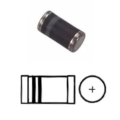 SMD Diode 1N4007P Melf Gurt 1000V 1A Geprüft