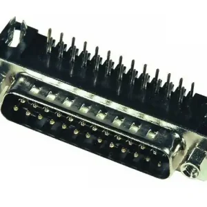 SUB-D 25pol Stecker PRINT 90grad 2-reihig US 7,2 Markenprodukt