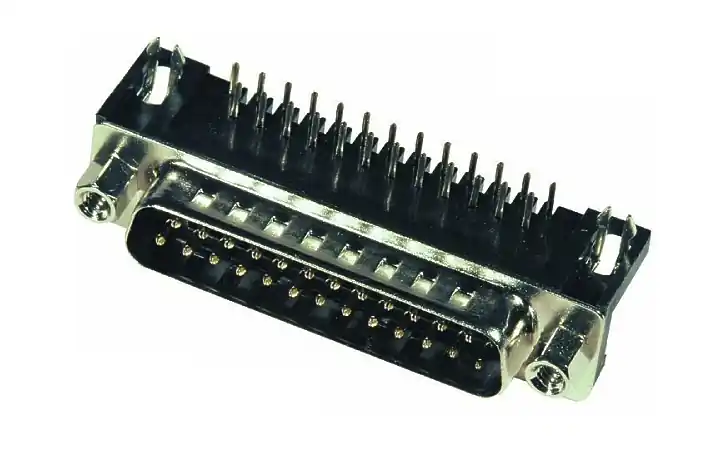 SUB-D 25pol Stecker PRINT 90grad 2-reihig US 7,2 Markenprodukt