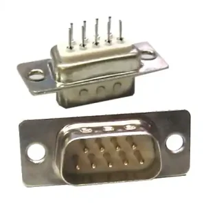 Ausverkauf SUB-D 9pol Stecker PRINT gerade 2-reihig