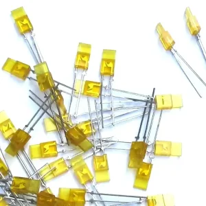 Symbol LED 5x1mm Gelb rechteckig für VU-Meter oder LED Balkenanzeige Exklusiv