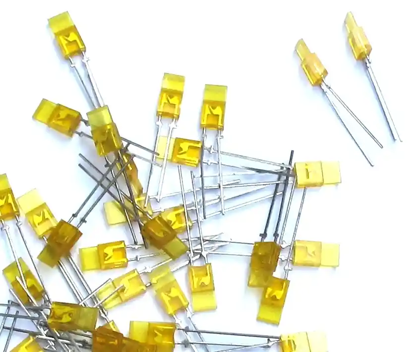Symbol LED 5x1mm Gelb rechteckig für VU-Meter oder LED Balkenanzeige Exklusiv