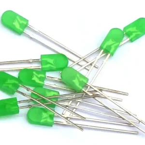 Symbol LED 5x2,5mm Grün rechteckig zB für Balkenanzeige VU-Meter usw Knallerangebot