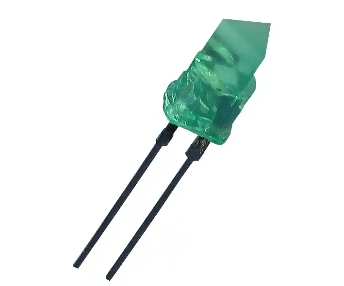 Symbol LED dreieckig 4x4x4mm Grün diffus Echt