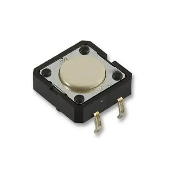 Geld-Zurück-Garantie Taster Minitaster Platinentaster liegend 12x12mm PAD ohne Knebel