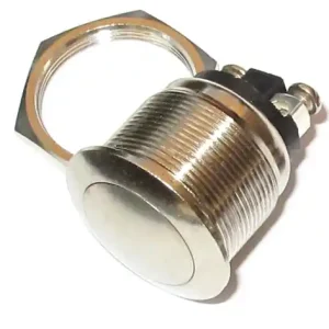 Taster Vollmetall ohne Beleuchtung 22mm 5A Klingelknopf runder Kopf Sonderaktion