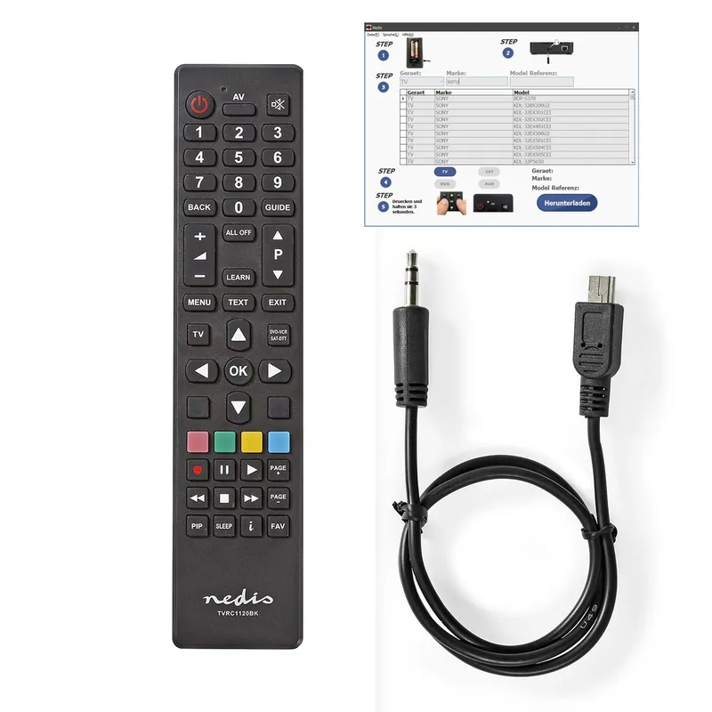Sale Univ Fernbedienung für TV Fernseher DVD HiFi Receiver 100.000 Geräte