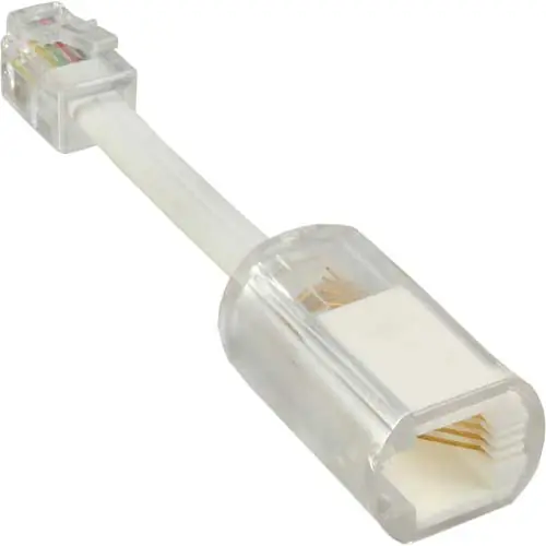 Twist-Stop 4pol RJ10 Stecker-Kupplung Kabelversion Direktkauf