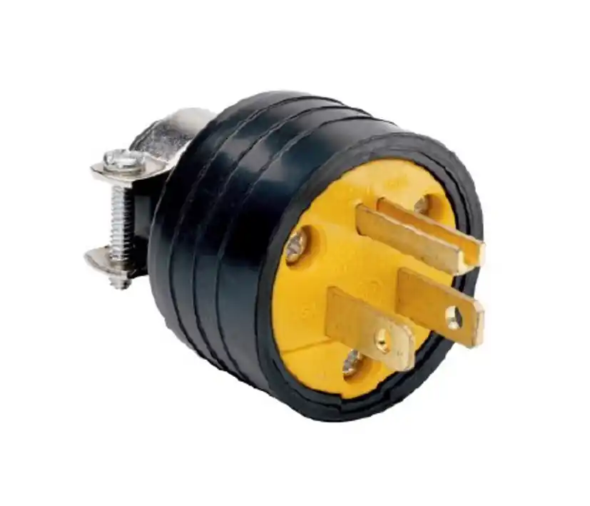 Super-Preis USA Netzstecker NEMA5-15 US 3pol 125V 15A mit Schutzleiter Gummitülle