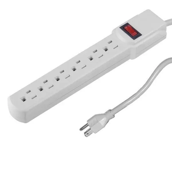 USA Steckdosenleiste 100-125V 15A mit Schalter NEMA 5-15 US 6-fach Leiste 50cm Kabel Jetzt Zugreifen