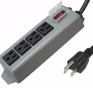 USA Steckdosenleiste 100V-115V-125V 15A Metallgehäuse mit Schalter NEMA 5-15 US Garantierte Lieferung