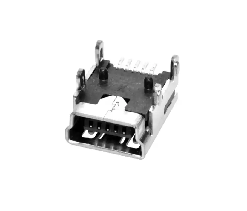 Super-Preis USB Buchse MINI-USB-Buchse PCB 90grad Platineneinbau USB Platinenbuchse PCB gerade Lötkontakte