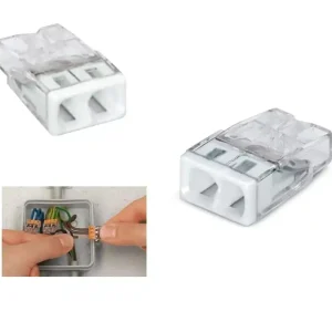 WAGO Klemme 2-Leiter Steckklemme 100er-Pack Markenware