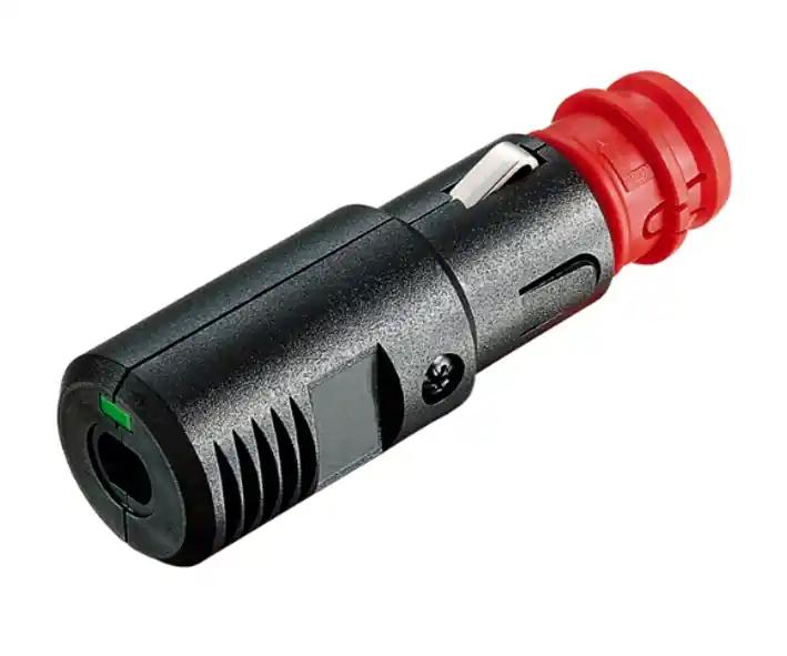 Preisreduziert Zigarettenanzünder Stecker 12-24V KFZ Stecker bis 16A mit LED