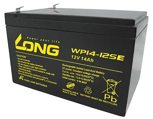 12V Bleiakku 12V 14Ah 151x98x95mm Kontakte 6,3mm Zyklenfest Markenprodukt