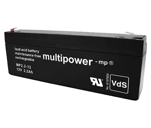 12V Bleiakku 12V 2,2Ah 178x35x61mm Kontakte 4,8mm(2.3Ah) Mengenrabatt
