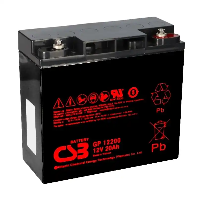 Sonderangebot 12V Bleiakku 12V 20Ah Abm 181x167x76mm CSB GP12200