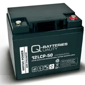 Jetzt Kaufen 12V Bleiakku 12V 50Ah Q-Batt OEM 198x171x166mm M6 Schrauben