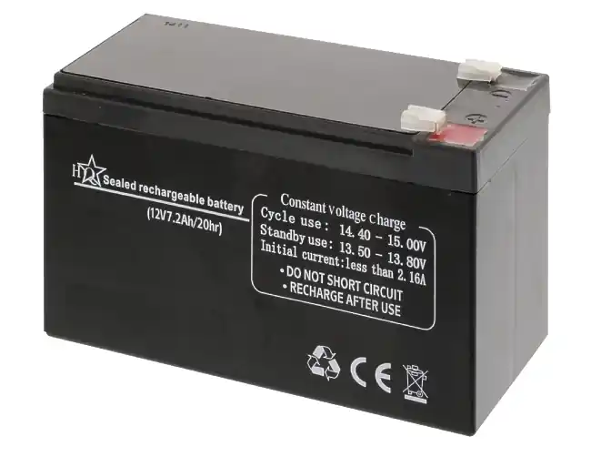 12V Bleiakku 12V 7,2Ah OEM 151x65x94mm Kontakte 4,8mm Hochwertig