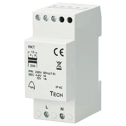 12V Klingeltrafo Hutschiene 4V 8V 12VAC 10Watt Hutschienentrafo Highlight