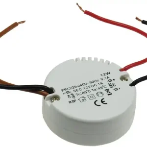 12V LED Netzteil 12V 12W runder LED Trafo LED Konverter Bestseller