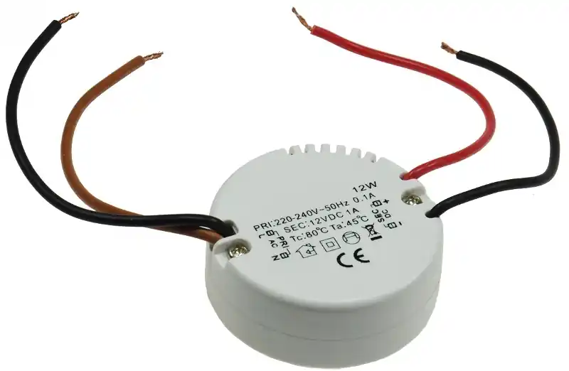 12V LED Netzteil 12V 12W runder LED Trafo LED Konverter Bestseller