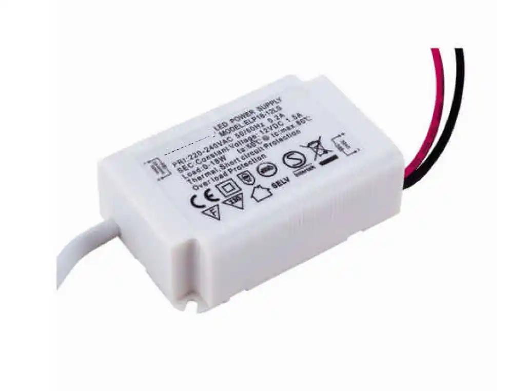 12V LED Netzteil 12V 18W Mini LED Trafo LED Konverter 74x48x24mm Nur Heute