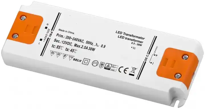 12V LED Netzteil 12V 30W flacher LED Trafo LED Konverter SELV Jetzt Kaufen