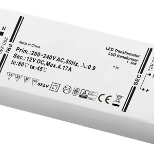 12V LED Netzteil 12V 50W flacher LED Trafo LED Konverter SELV Knallerangebot