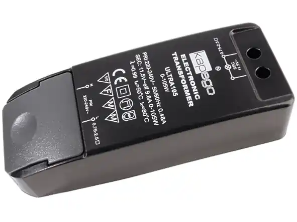 Jetzt Kaufen 105W Halogentrafo 230V auf 12VAC 0-105VA dimmbar keine Mindestlast