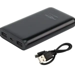 10Ah Powerbank mobiler Zusatzakku Li-ION USB Akku 10000mAh Lithium Akkupack Kracherpreis