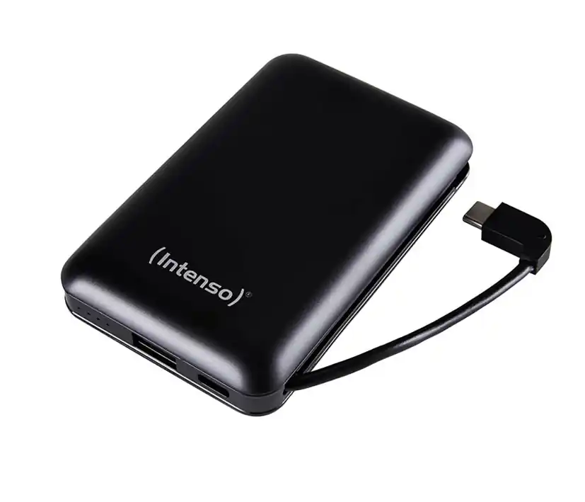 10Ah Powerbank mobiler Zusatzakku Li-ION USB-C + USB-A Akku 10000mAh Lithium Akkupack Im Trend